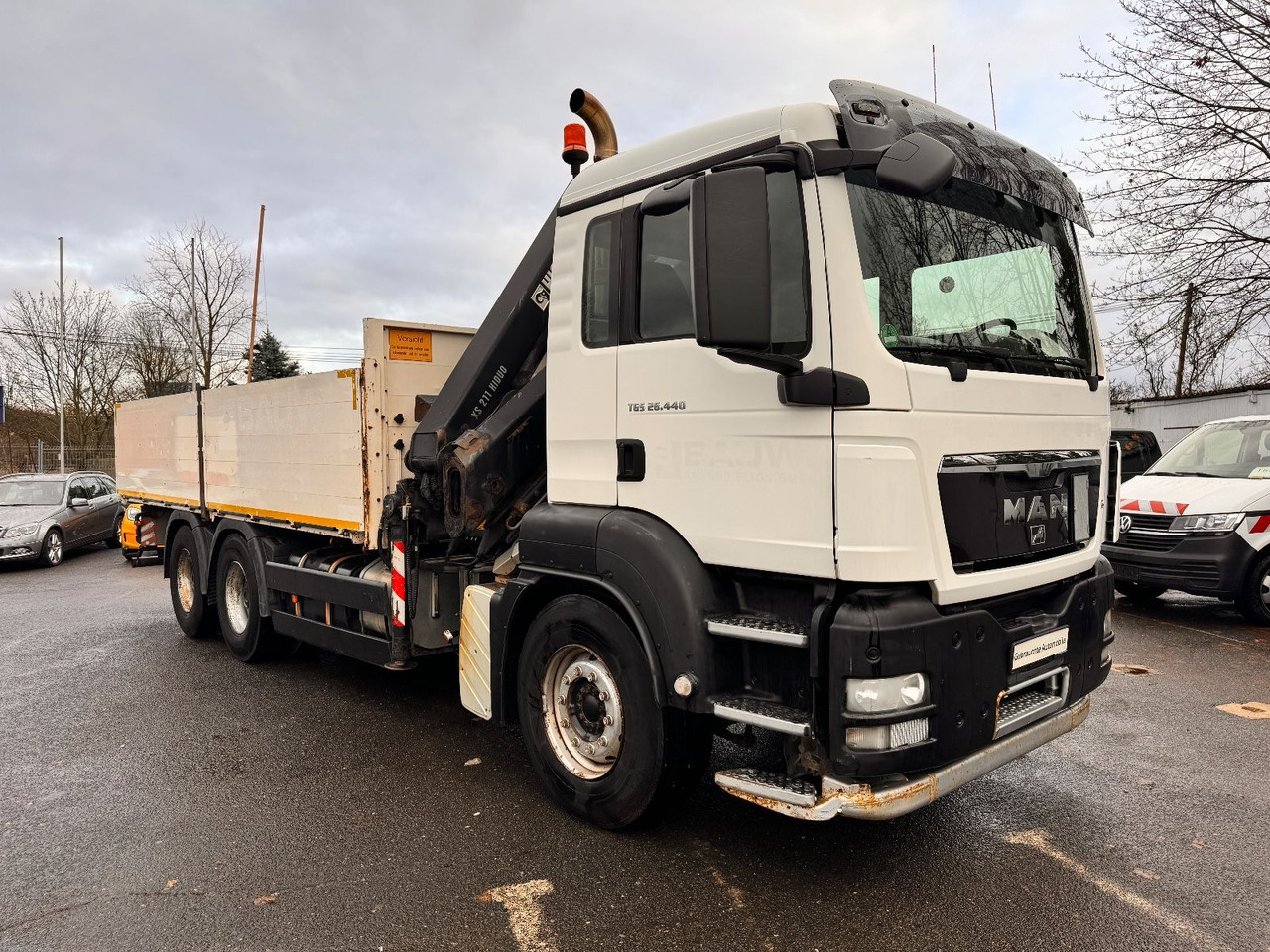 MAN TGS 26.440 6x4 BB - Platós teherautó, Darus autó: 2 kép. MAN TGS 26.440 6x4 BB - Platós teherautó, Darus autó: 2 kép.