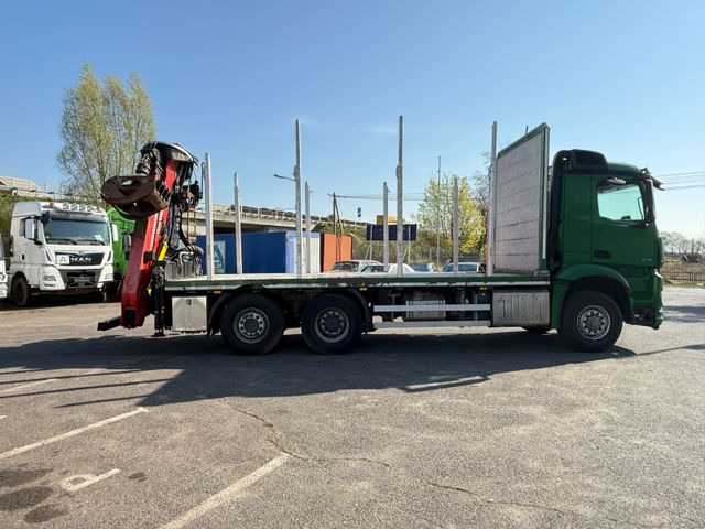 Mercedes-Benz Actros 2571 Holztransporter mit Kran - Rönkszállító teherautó, Darus autó: 5 kép. Mercedes-Benz Actros 2571 Holztransporter mit Kran - Rönkszállító teherautó, Darus autó: 5 kép.