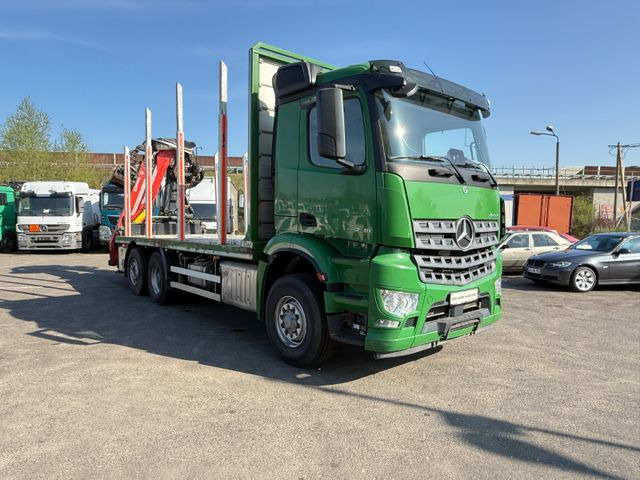 Mercedes-Benz Actros 2571 Holztransporter mit Kran - Rönkszállító teherautó, Darus autó: 2 kép. Mercedes-Benz Actros 2571 Holztransporter mit Kran - Rönkszállító teherautó, Darus autó: 2 kép.
