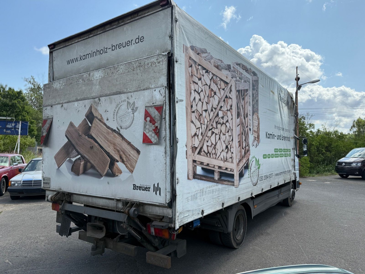 Mercedes-Benz Atego 817 - Ponyvás teherautó: 3 kép. Mercedes-Benz Atego 817 - Ponyvás teherautó: 3 kép.