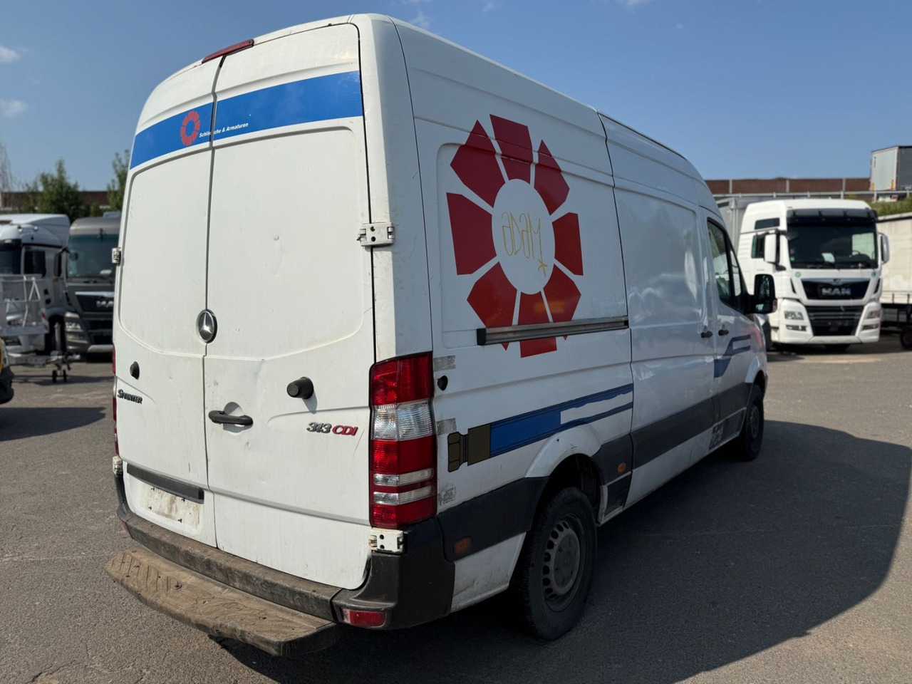 Mercedes-Benz Sprinter II Kasten 313 CDI MOTORSCHADEN !!! - Furgon: 3 kép. Mercedes-Benz Sprinter II Kasten 313 CDI MOTORSCHADEN !!! - Furgon: 3 kép.