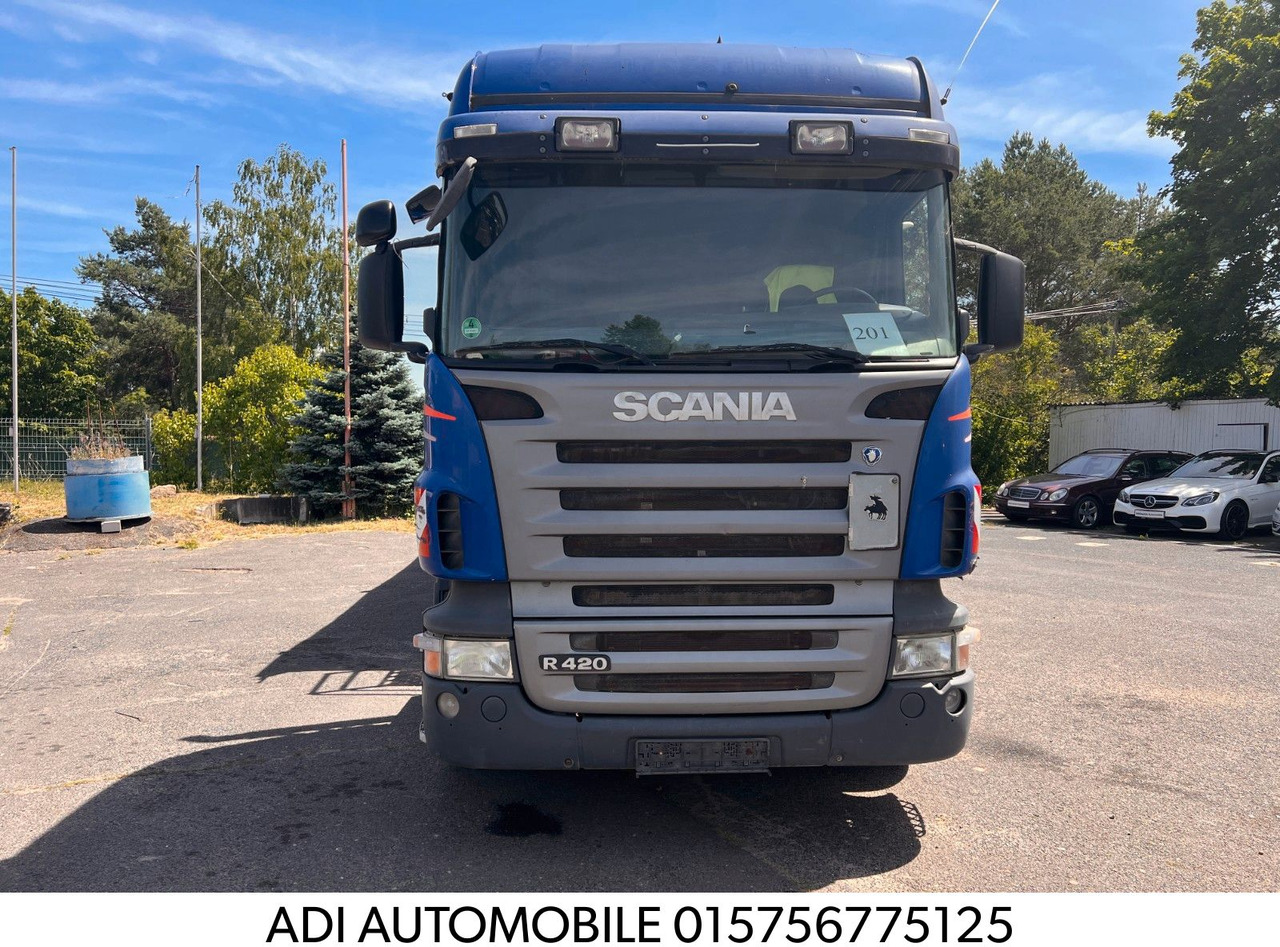 Scania R 420 Kipphydraulik Klima Tempomat - Nyergesvontató: 1 kép. Scania R 420 Kipphydraulik Klima Tempomat - Nyergesvontató: 1 kép.
