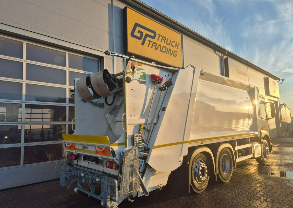 Mercedes-Benz Actros 2633, śmieciarka Farid - Szemetesautó: 4 kép. Mercedes-Benz Actros 2633, śmieciarka Farid - Szemetesautó: 4 kép.