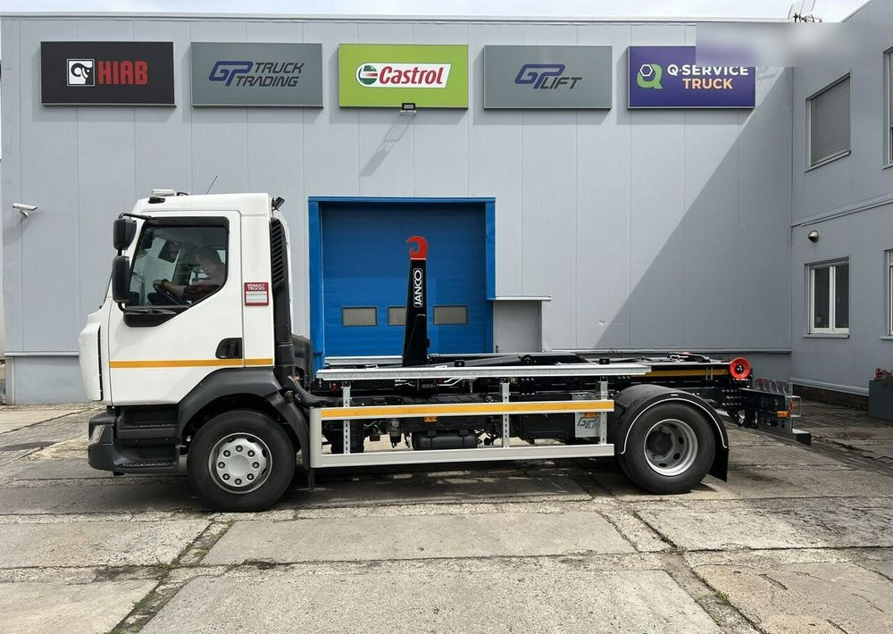Renault D16, hakowiec Janco/GP Lift - Szemetesautó: 2 kép. Renault D16, hakowiec Janco/GP Lift - Szemetesautó: 2 kép.