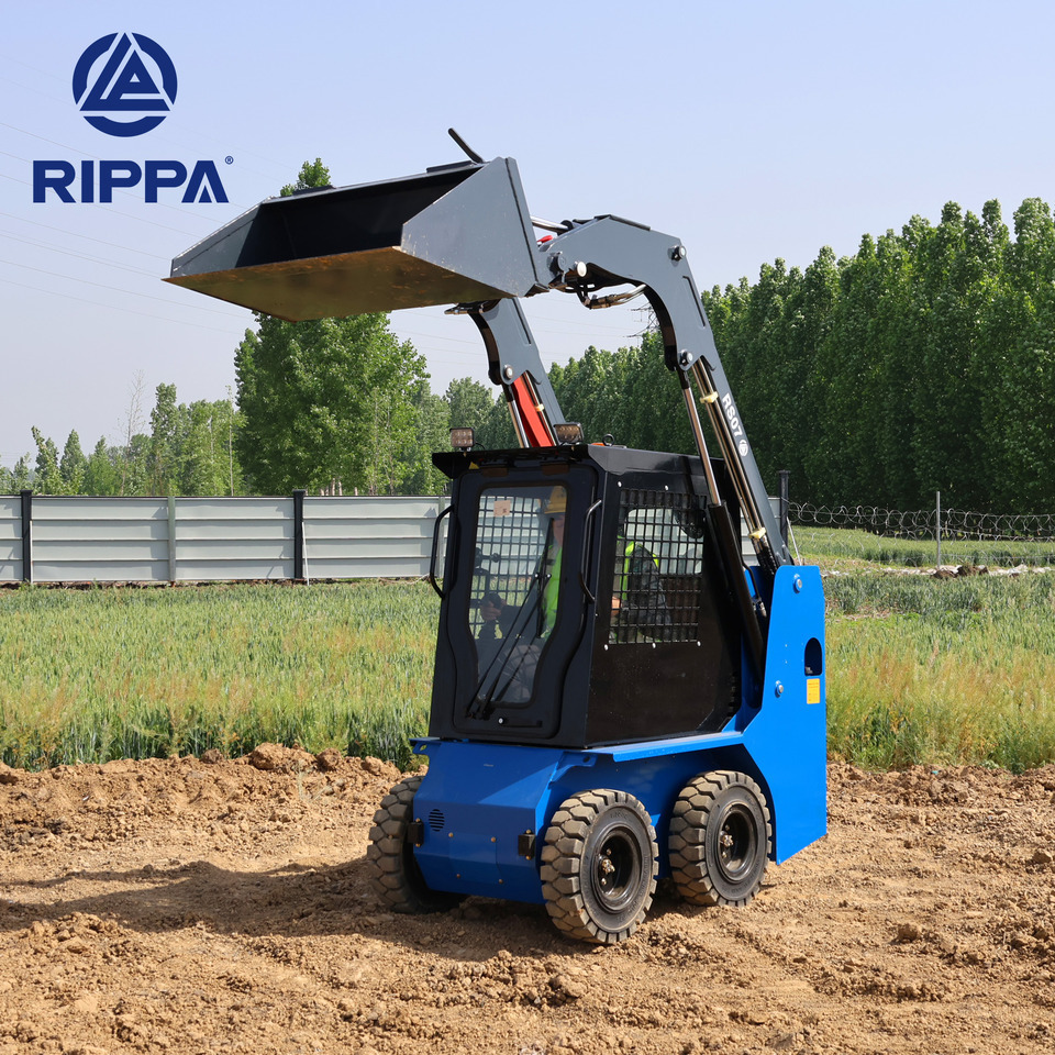 Rippa RS07 Compact Loader | 24.4hp Kubota Power | High Flow Dual Pump | Comfortable A/C Cabin - Mini homlokrakodó: 2 kép. Rippa RS07 Compact Loader | 24.4hp Kubota Power | High Flow Dual Pump | Comfortable A/C Cabin - Mini homlokrakodó: 2 kép.