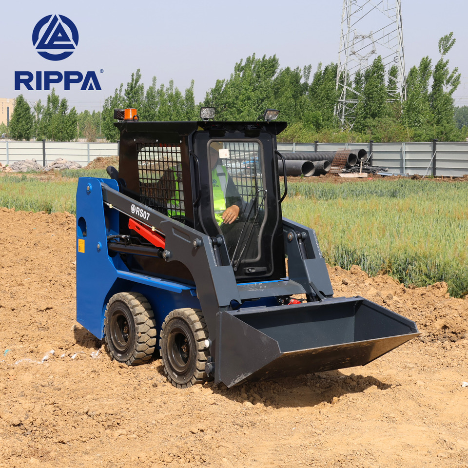Rippa RS07 New Skid Steer Loader | Cheap Price | CE Certified | Fast Shipping - Mini homlokrakodó: 1 kép. Rippa RS07 New Skid Steer Loader | Cheap Price | CE Certified | Fast Shipping - Mini homlokrakodó: 1 kép.