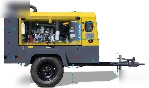ATLAS COPCO 500 CFM - Légkompresszor: 3 kép. ATLAS COPCO 500 CFM - Légkompresszor: 3 kép.