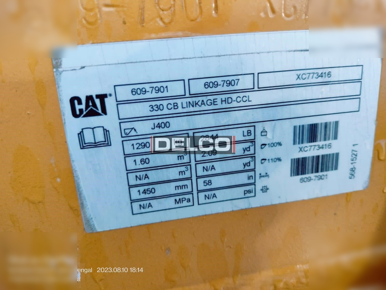 CATERPILLAR 330GC - Lánctalpas kotró: 5 kép. CATERPILLAR 330GC - Lánctalpas kotró: 5 kép.