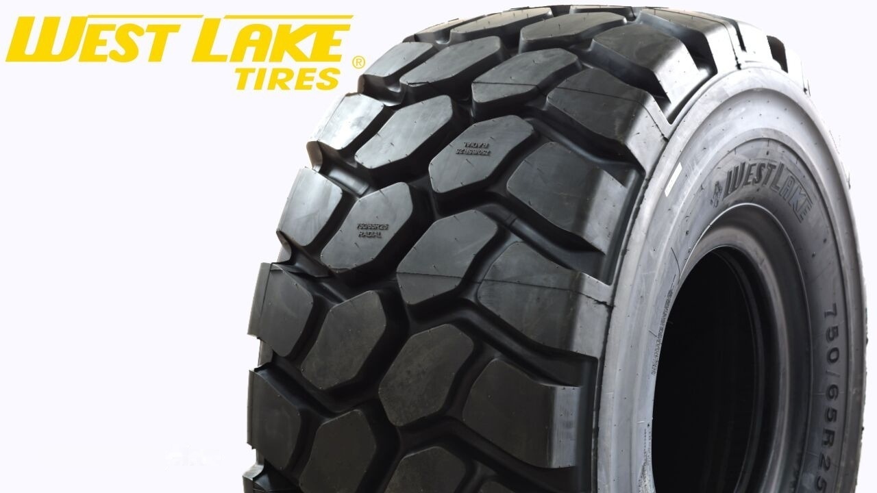 WestLake 23.5R25 CB763 E4/L4 185B/195A2 - Gumiabroncs - Gumikerekes homlokrakodó: 1 kép. WestLake 23.5R25 CB763 E4/L4 185B/195A2 - Gumiabroncs - Gumikerekes homlokrakodó: 1 kép.