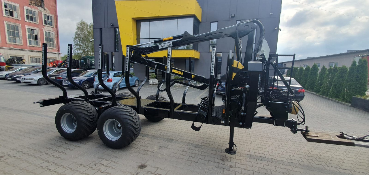 HYDROFAST Przyczepa leśna / Timber trailer / Holzanhänger / Remorque à bois / Remolque para madera - Erdészeti pótkocsi: 1 kép. HYDROFAST Przyczepa leśna / Timber trailer / Holzanhänger / Remorque à bois / Remolque para madera - Erdészeti pótkocsi: 1 kép.