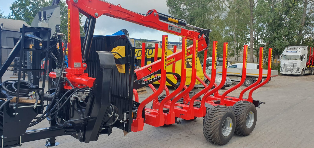 HYDROFAST Przyczepa leśna / Timber trailer / Holzanhänger / Remorque à bois / Remolque para madera - Erdészeti pótkocsi: 4 kép. HYDROFAST Przyczepa leśna / Timber trailer / Holzanhänger / Remorque à bois / Remolque para madera - Erdészeti pótkocsi: 4 kép.