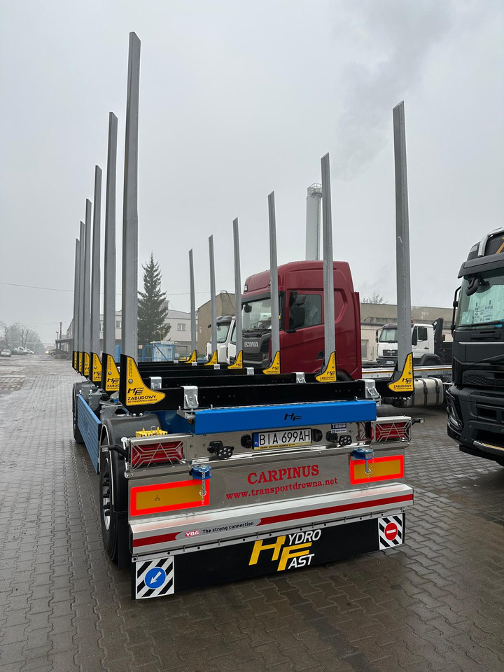 Hydrofast Przyczepa 2 osiowa do drewna stosowego HFP2/2-axle timber trailer HFP2 - Rönkszállító pótkocsi: 2 kép. Hydrofast Przyczepa 2 osiowa do drewna stosowego HFP2/2-axle timber trailer HFP2 - Rönkszállító pótkocsi: 2 kép.