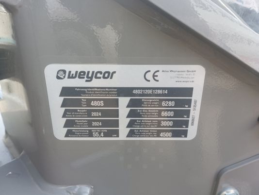 WEYCOR AR480S PYVOTANTE - Derékcsuklós rakodó: 3 kép. WEYCOR AR480S PYVOTANTE - Derékcsuklós rakodó: 3 kép.