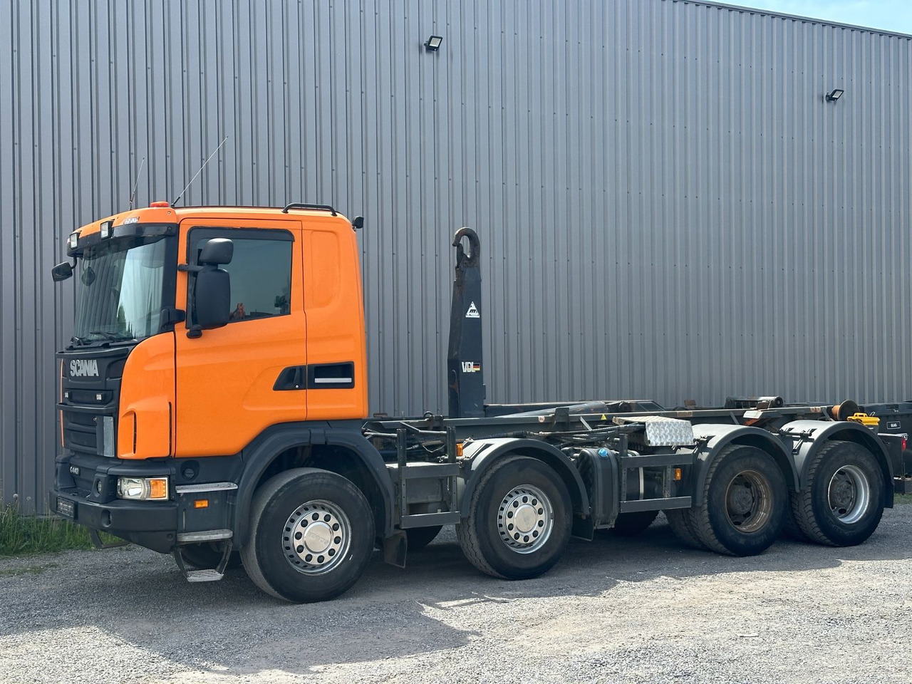 Scania G440 Deutsch - Horgos rakodó teherautó: 5 kép. Scania G440 Deutsch - Horgos rakodó teherautó: 5 kép.