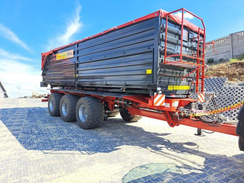 Techmont Anhänger / Trailer / Remorque / Rimorchio / Прицеп / Przyczepa tridem PTW 21 t - Mezőgazdasági billenőpótkocsi: 3 kép. Techmont Anhänger / Trailer / Remorque / Rimorchio / Прицеп / Przyczepa tridem PTW 21 t - Mezőgazdasági billenőpótkocsi: 3 kép.