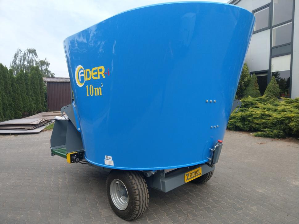 Új Etetőkocsi ZAMET Futtermischwagen / Feed mixer / Melangeuse / Carro miscelatore / Vagoneta de alimentación / Кормораздатчик / Wóz paszowy 7-12 m3: 9 kép.