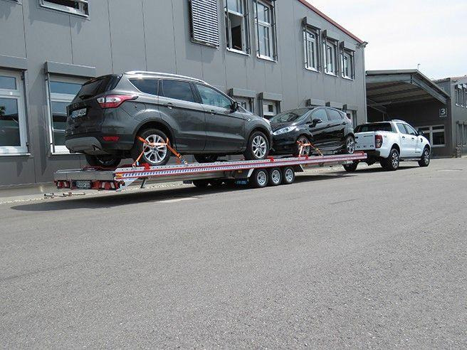 Fitzel Duo 35-21/83 Tridem INKL. ALU-BODEN - Pótkocsi autószállító: 2 kép. Fitzel Duo 35-21/83 Tridem INKL. ALU-BODEN - Pótkocsi autószállító: 2 kép.