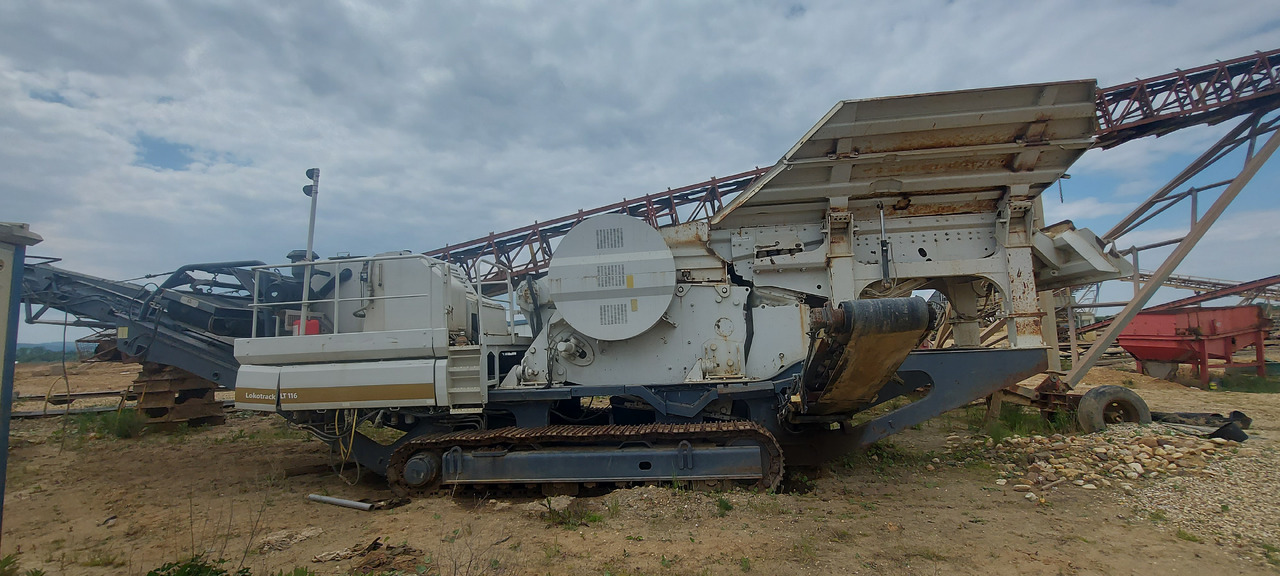 METSO LT 116 - Mobil törőgép: 1 kép. METSO LT 116 - Mobil törőgép: 1 kép.