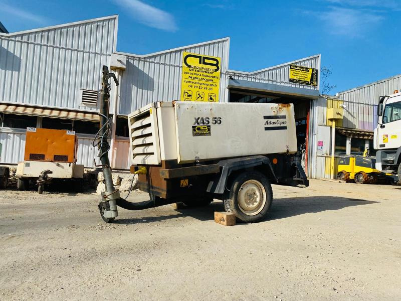 ATLAS COPCO XAS 56 Compresseur d'air sur roues - Légkompresszor: 1 kép. ATLAS COPCO XAS 56 Compresseur d'air sur roues - Légkompresszor: 1 kép.