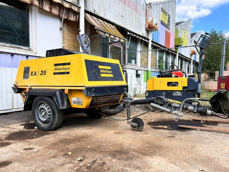 Atlas copco XAS 35 COMPRESSEUR 9BAR SUR REMORQUE (NET DE TVA) - Légkompresszor: 2 kép. Atlas copco XAS 35 COMPRESSEUR 9BAR SUR REMORQUE (NET DE TVA) - Légkompresszor: 2 kép.