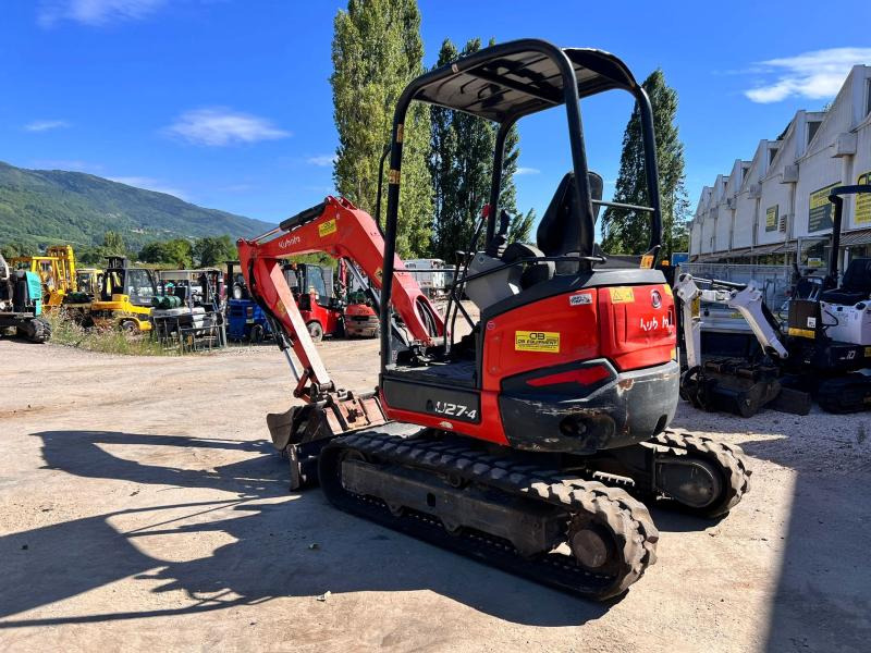 Kubota Series U U27-4 MINIPELLE 2,7T CANOPY - Minikotró: 3 kép. Kubota Series U U27-4 MINIPELLE 2,7T CANOPY - Minikotró: 3 kép.