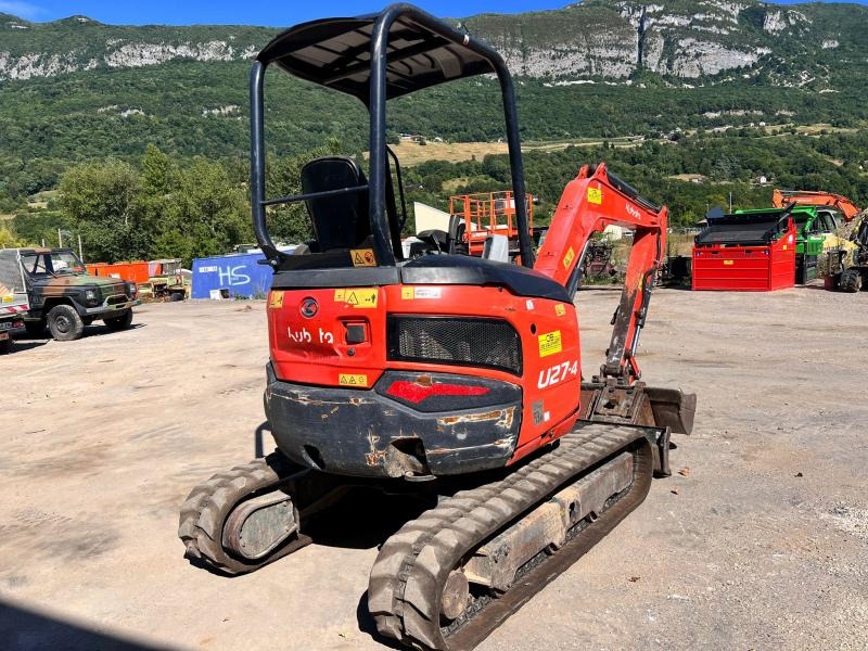 Kubota Series U U27-4 MINIPELLE 2,7T CANOPY - Minikotró: 5 kép. Kubota Series U U27-4 MINIPELLE 2,7T CANOPY - Minikotró: 5 kép.