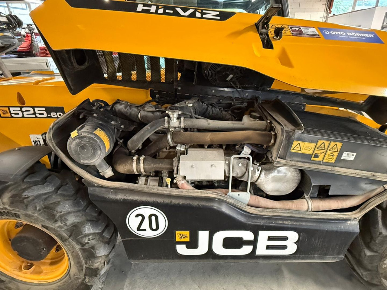 JCB JCB 525-60T5 HiViz - Teleszkópos homlokrakodó: 5 kép. JCB JCB 525-60T5 HiViz - Teleszkópos homlokrakodó: 5 kép.