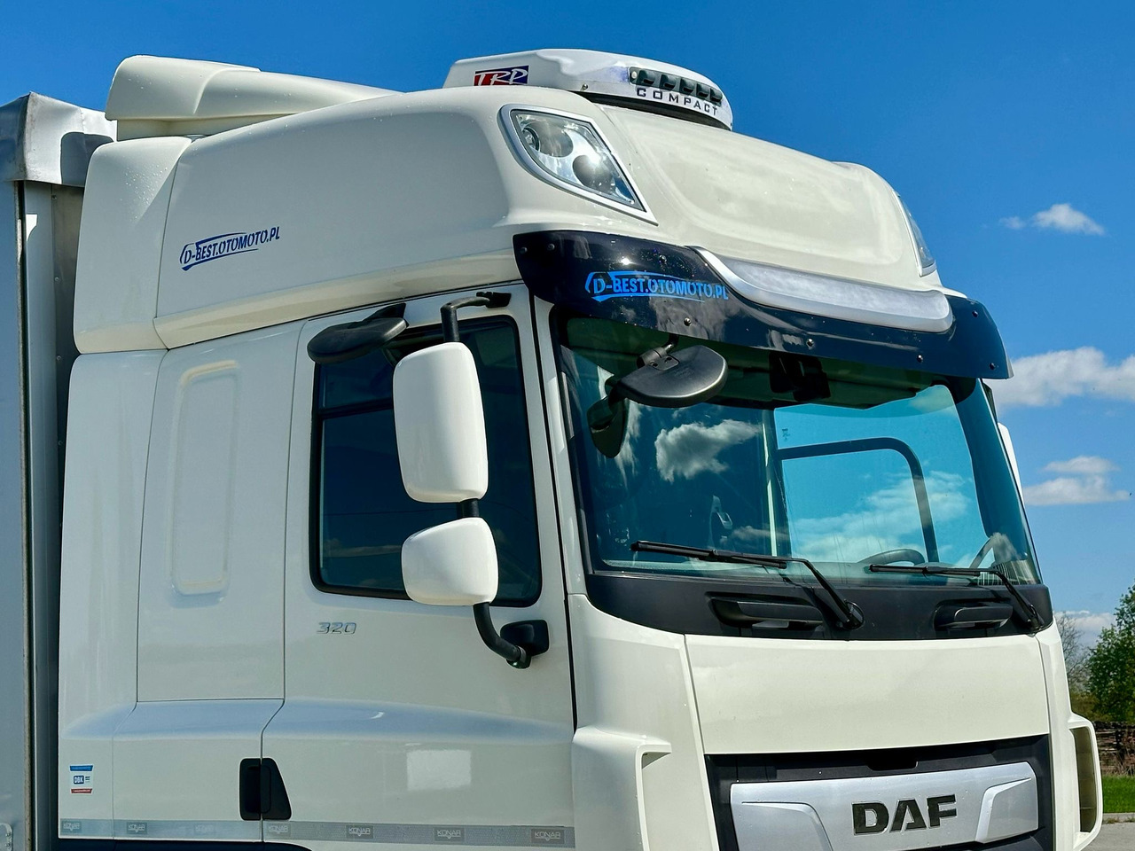Ponyvás teherautó DAF CF 320 / FIRANKA / 21 EUROPALET / SYPIALKA / AUTOMAT / KLIMA POSTOJOWA / 2021 ROK TO: 10 kép.
