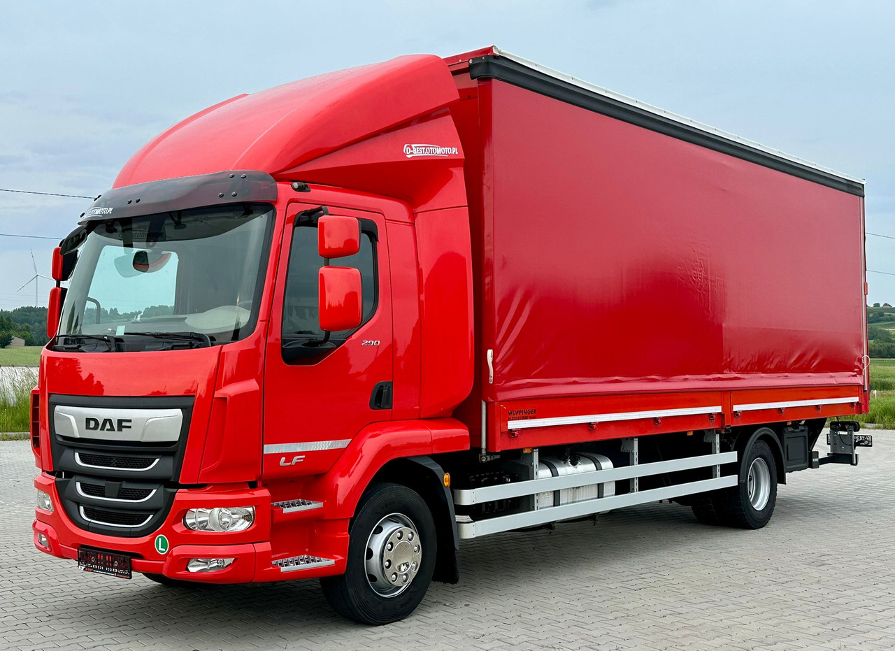 DAF LF 290 / BURTO - FIRANKA / 18 PALET / WINDA / 16 T DMC / SYPIALKA / 2020 ROK / SPROWADZONY - Ponyvás teherautó: 2 kép. DAF LF 290 / BURTO - FIRANKA / 18 PALET / WINDA / 16 T DMC / SYPIALKA / 2020 ROK / SPROWADZONY - Ponyvás teherautó: 2 kép.