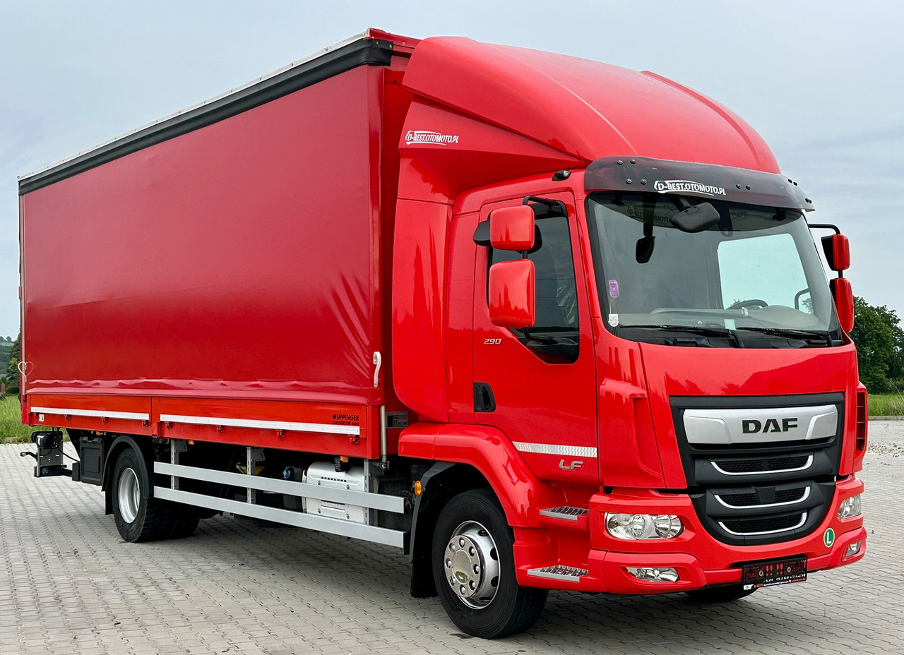 DAF LF 290 / BURTO - FIRANKA / 18 PALET / WINDA / 16 T DMC / SYPIALKA / 2020 ROK / SPROWADZONY - Ponyvás teherautó: 1 kép. DAF LF 290 / BURTO - FIRANKA / 18 PALET / WINDA / 16 T DMC / SYPIALKA / 2020 ROK / SPROWADZONY - Ponyvás teherautó: 1 kép.