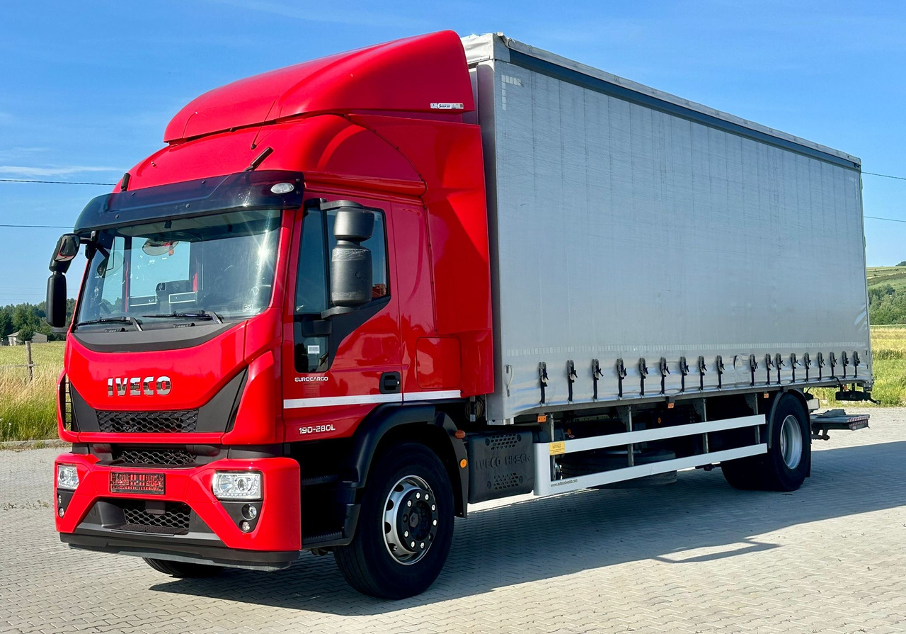 IVECO EUROCARGO 180-280 / FIRANKA / WINDA / 20 PALET / 80 TYŚ KM / 2023 ROK / 9 223 KG ŁADOWNOŚ - Ponyvás teherautó: 2 kép. IVECO EUROCARGO 180-280 / FIRANKA / WINDA / 20 PALET / 80 TYŚ KM / 2023 ROK / 9 223 KG ŁADOWNOŚ - Ponyvás teherautó: 2 kép.