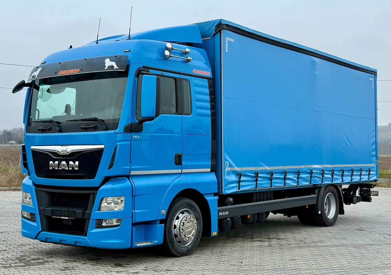 MAN TGX 18.360 / FIRANKA / WINDA / AUTOMAT / NOWE OPONY / EURO 6 / SYPIALKA / SPROWADZONY - Ponyvás teherautó: 2 kép. MAN TGX 18.360 / FIRANKA / WINDA / AUTOMAT / NOWE OPONY / EURO 6 / SYPIALKA / SPROWADZONY - Ponyvás teherautó: 2 kép.