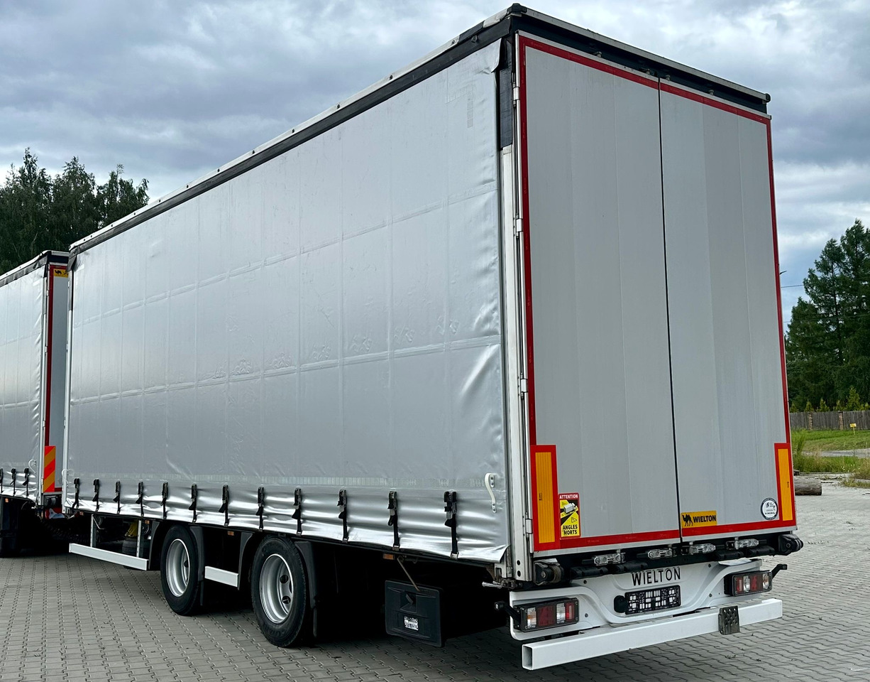 MAN TGX 26.460 / ZESTAW PRZEJAZDOWY / 38 PALET / AUTOMAT / SYPIALKA / PRZYCZEPA WIELTON / 2019 ROK / NISKI PRZEBIEG - Ponyvás teherautó: 4 kép. MAN TGX 26.460 / ZESTAW PRZEJAZDOWY / 38 PALET / AUTOMAT / SYPIALKA / PRZYCZEPA WIELTON / 2019 ROK / NISKI PRZEBIEG - Ponyvás teherautó: 4 kép.
