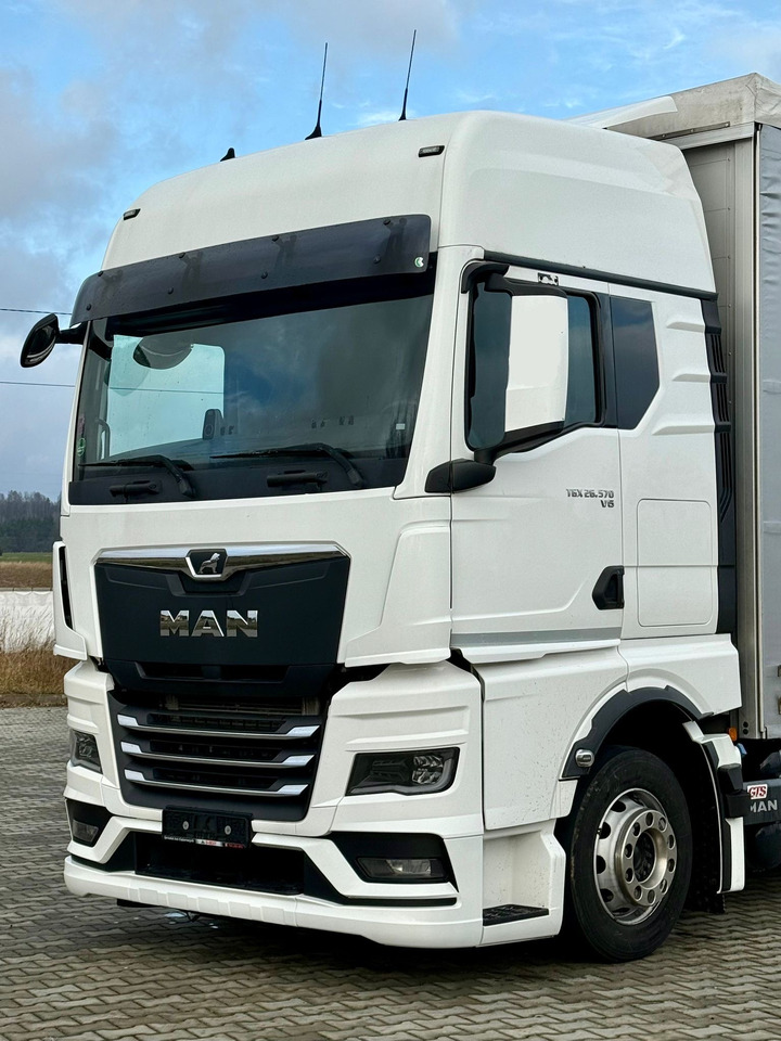 MAN TGX 26.470 / FIRANKA / 19 EUROPALET / XXL / NISKI PRZEBIEG / NOWY MODEL / 6X2 - Ponyvás teherautó: 5 kép. MAN TGX 26.470 / FIRANKA / 19 EUROPALET / XXL / NISKI PRZEBIEG / NOWY MODEL / 6X2 - Ponyvás teherautó: 5 kép.