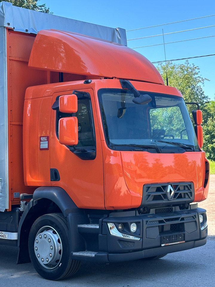 RENAULT D 18 / 280 / FIRANKA / WINDA / 8.6 M DŁUGOŚCI / 21 EUROPALET / NOWE OPONY / ŁADOWNOŚĆ 9.380 KG / AUTOMAT / SERWISOWANA / SPROWADZONA - Ponyvás teherautó: 4 kép. RENAULT D 18 / 280 / FIRANKA / WINDA / 8.6 M DŁUGOŚCI / 21 EUROPALET / NOWE OPONY / ŁADOWNOŚĆ 9.380 KG / AUTOMAT / SERWISOWANA / SPROWADZONA - Ponyvás teherautó: 4 kép.