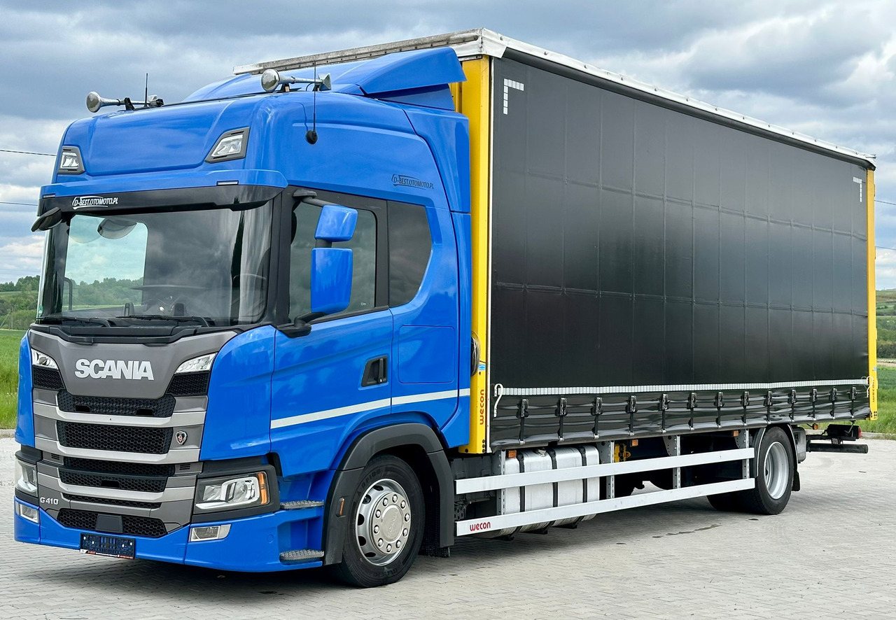 SCANIA G410 / FIRANKA / 20 EUROPALET / SYPIALKA / RETARDER / KLIMA POSTOJOWA / 2020 ROK - Ponyvás teherautó: 2 kép. SCANIA G410 / FIRANKA / 20 EUROPALET / SYPIALKA / RETARDER / KLIMA POSTOJOWA / 2020 ROK - Ponyvás teherautó: 2 kép.