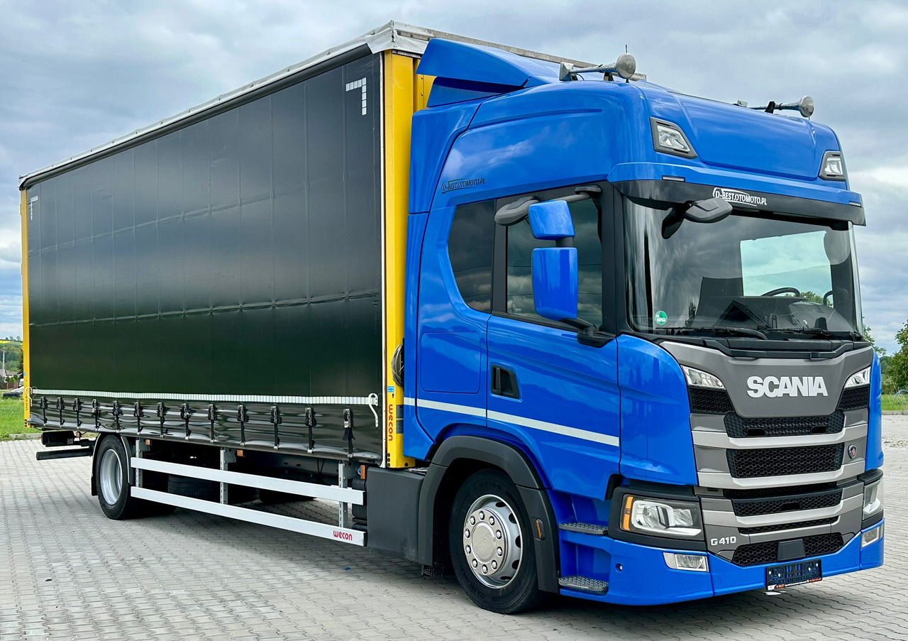 SCANIA G410 / FIRANKA / 20 EUROPALET / SYPIALKA / RETARDER / KLIMA POSTOJOWA / 2020 ROK - Ponyvás teherautó: 1 kép. SCANIA G410 / FIRANKA / 20 EUROPALET / SYPIALKA / RETARDER / KLIMA POSTOJOWA / 2020 ROK - Ponyvás teherautó: 1 kép.