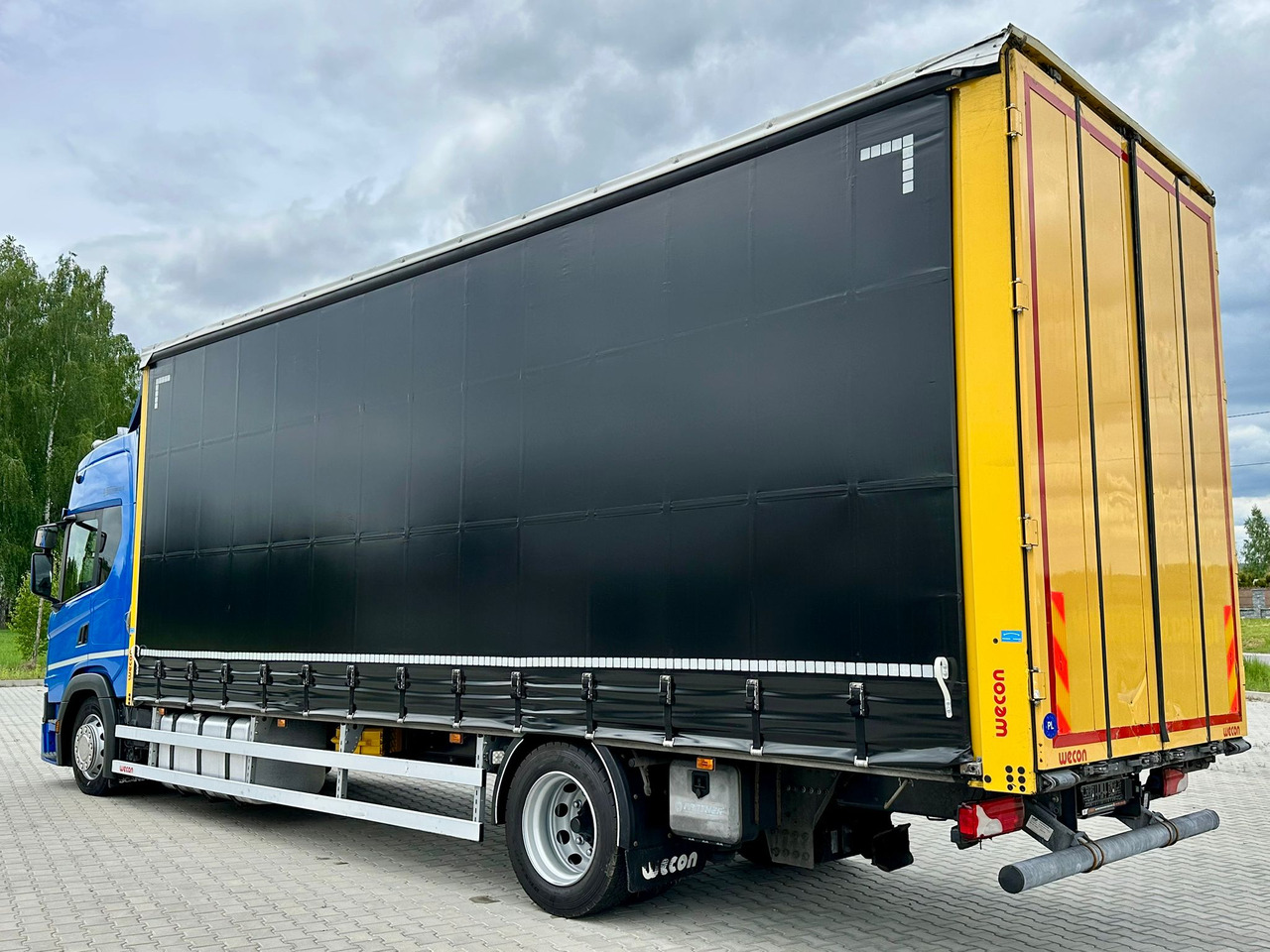 SCANIA G410 / FIRANKA / 20 EUROPALET / SYPIALKA / RETARDER / KLIMA POSTOJOWA / 2020 ROK - Ponyvás teherautó: 3 kép. SCANIA G410 / FIRANKA / 20 EUROPALET / SYPIALKA / RETARDER / KLIMA POSTOJOWA / 2020 ROK - Ponyvás teherautó: 3 kép.