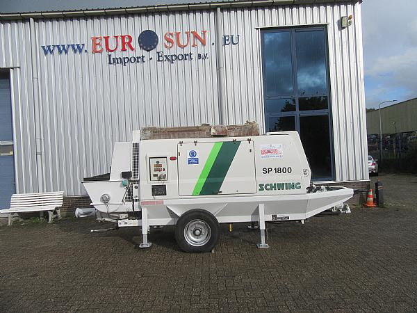 2014 SCHWING BP 1800 D -129 KW static pump - Stabil betonszivattyú: 1 kép. 2014 SCHWING BP 1800 D -129 KW static pump - Stabil betonszivattyú: 1 kép.