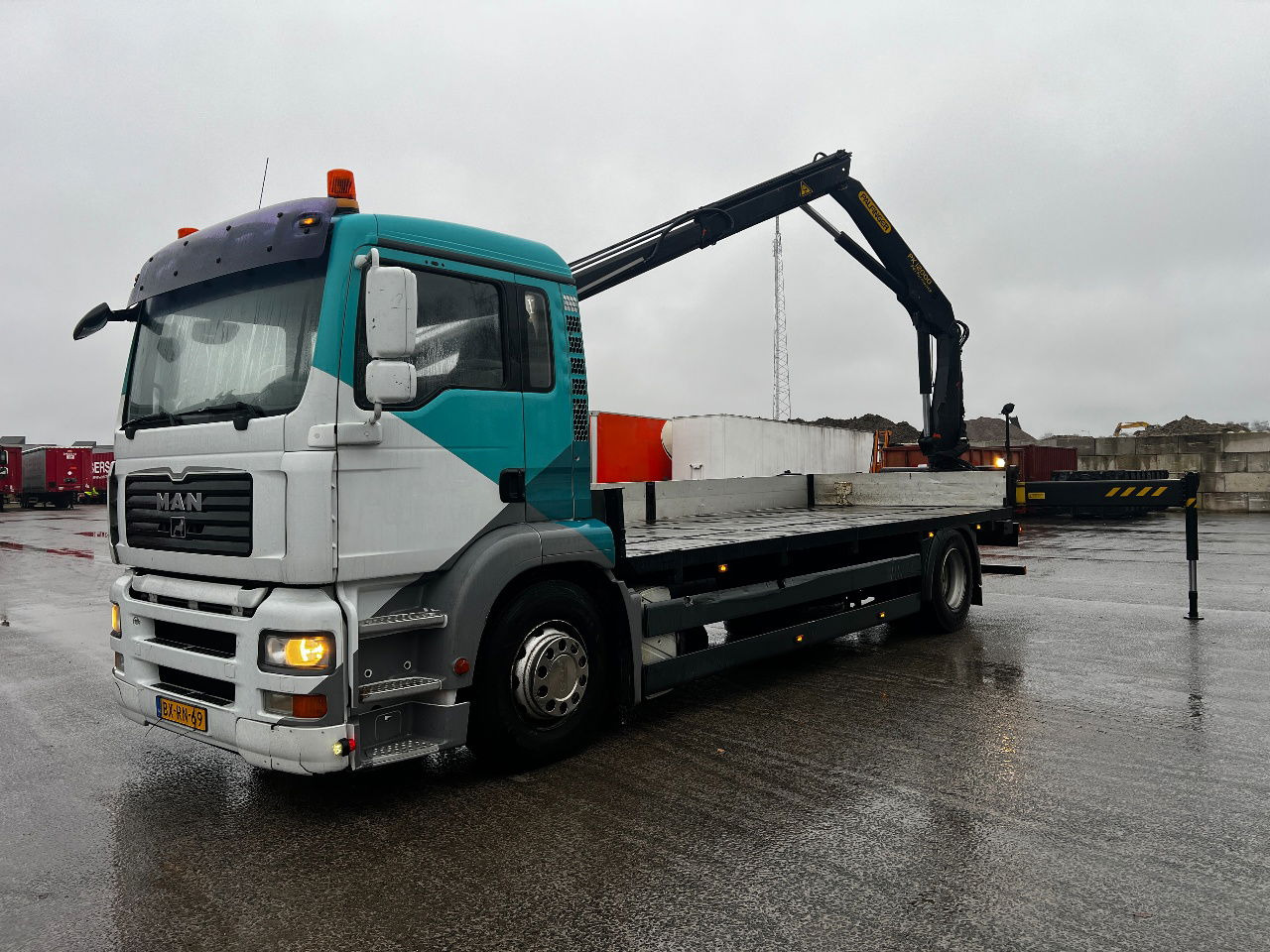 MAN TGA 18.310 met Palfinger PK12000 kraan - Darus autó: 1 kép. MAN TGA 18.310 met Palfinger PK12000 kraan - Darus autó: 1 kép.