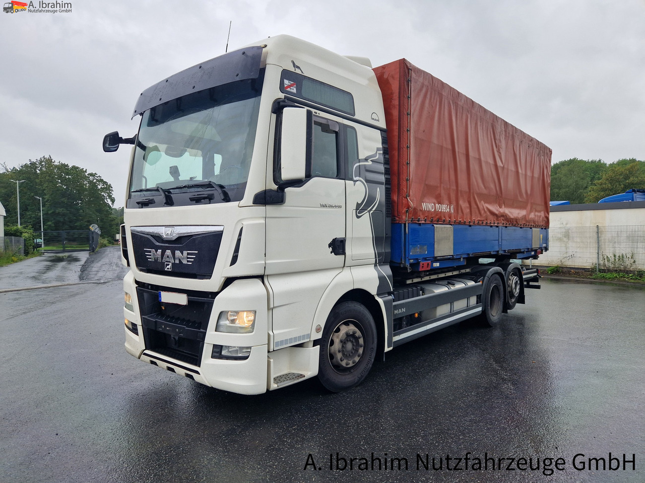 MAN TGX 26.440 BDF Chassis mit Brücke möglich - Ponyvás teherautó: 1 kép. MAN TGX 26.440 BDF Chassis mit Brücke möglich - Ponyvás teherautó: 1 kép.