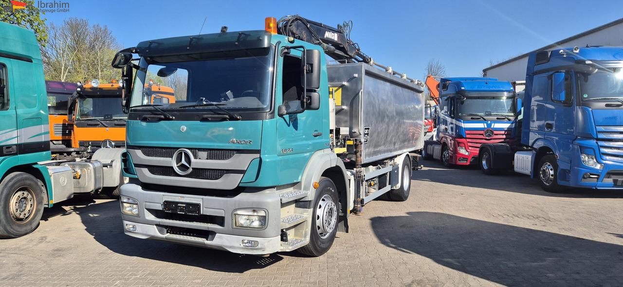 Mercedes-Benz 1824 Kipper Kran, Edelstahlaufbau Tierentsorgung - Billenőplatós teherautó, Darus autó: 1 kép. Mercedes-Benz 1824 Kipper Kran, Edelstahlaufbau Tierentsorgung - Billenőplatós teherautó, Darus autó: 1 kép.