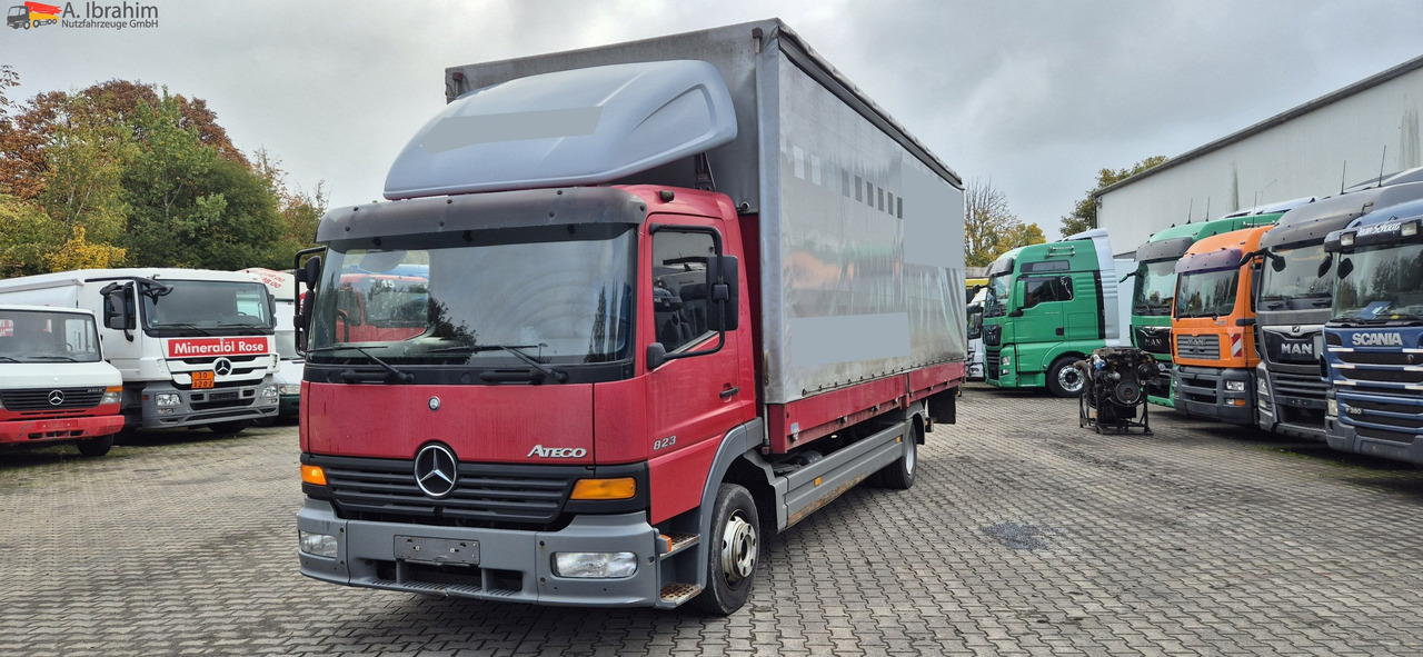 Mercedes-Benz Atego 823 LBW | Radstand 4900 mm | 7.2 m Pritsche Klima | 3 Pedals - Ponyvás kisteherautó: 1 kép. Mercedes-Benz Atego 823 LBW | Radstand 4900 mm | 7.2 m Pritsche Klima | 3 Pedals - Ponyvás kisteherautó: 1 kép.