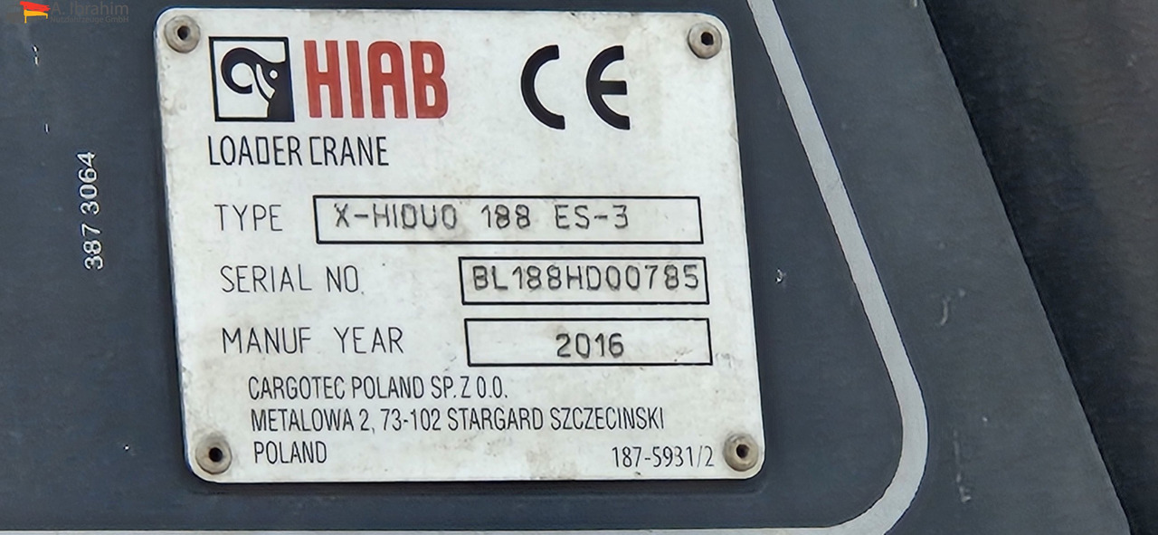 Nyergesvontató Mercedes-Benz 1841 Kran HIAB 166Bj. 2016 Funk FB ,mp3: 13 kép.