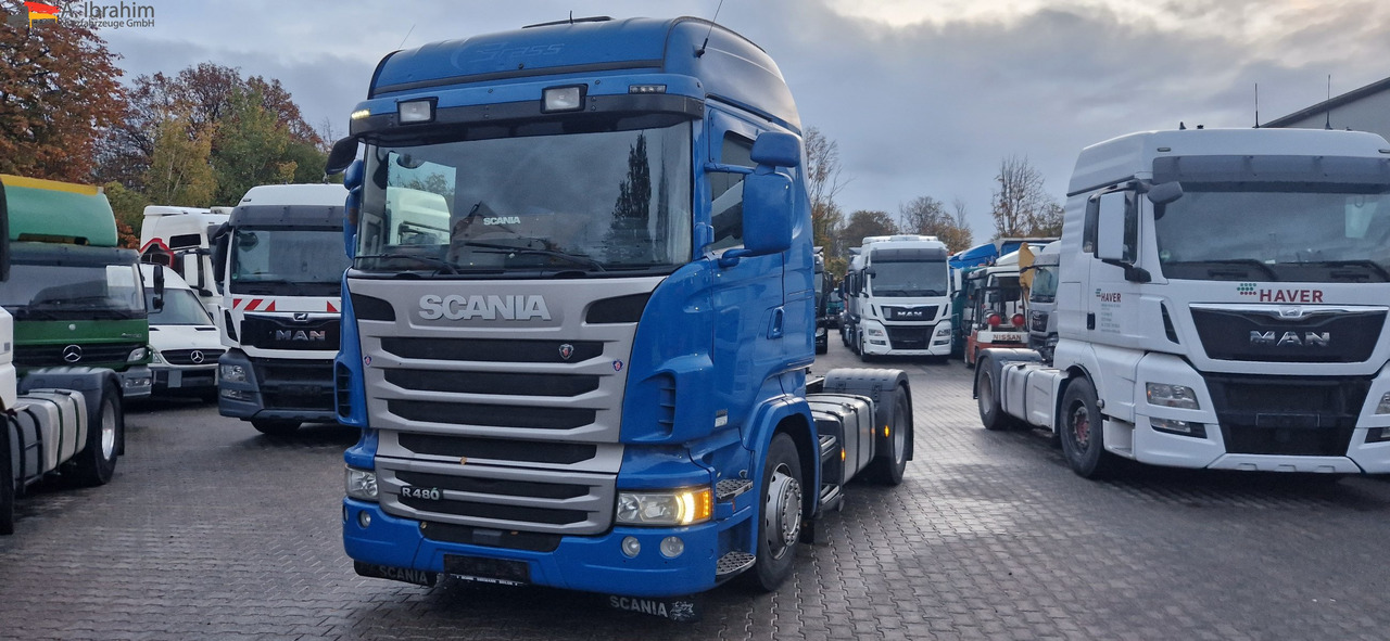 Scania R 480 Retarder, Klima, Zustand gut PTO für Kompressor - Nyergesvontató: 1 kép. Scania R 480 Retarder, Klima, Zustand gut PTO für Kompressor - Nyergesvontató: 1 kép.
