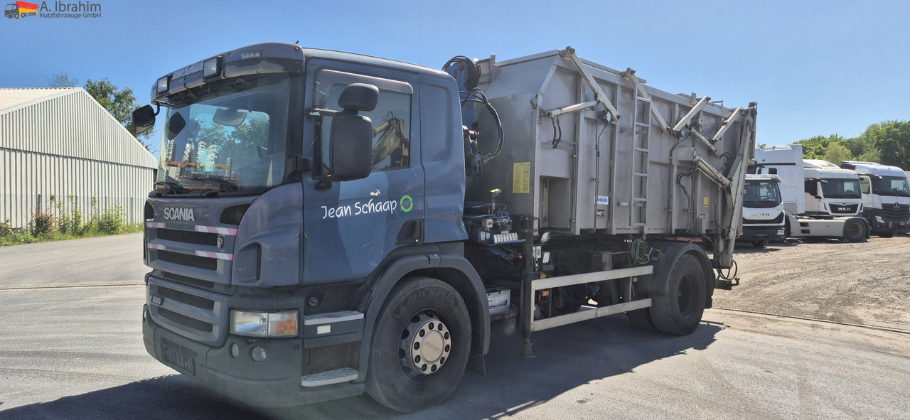 Scania P 280 Edelstahlkipper für Tierabfälle 2 Kammer - Billenőplatós teherautó, Darus autó: 1 kép. Scania P 280 Edelstahlkipper für Tierabfälle 2 Kammer - Billenőplatós teherautó, Darus autó: 1 kép.