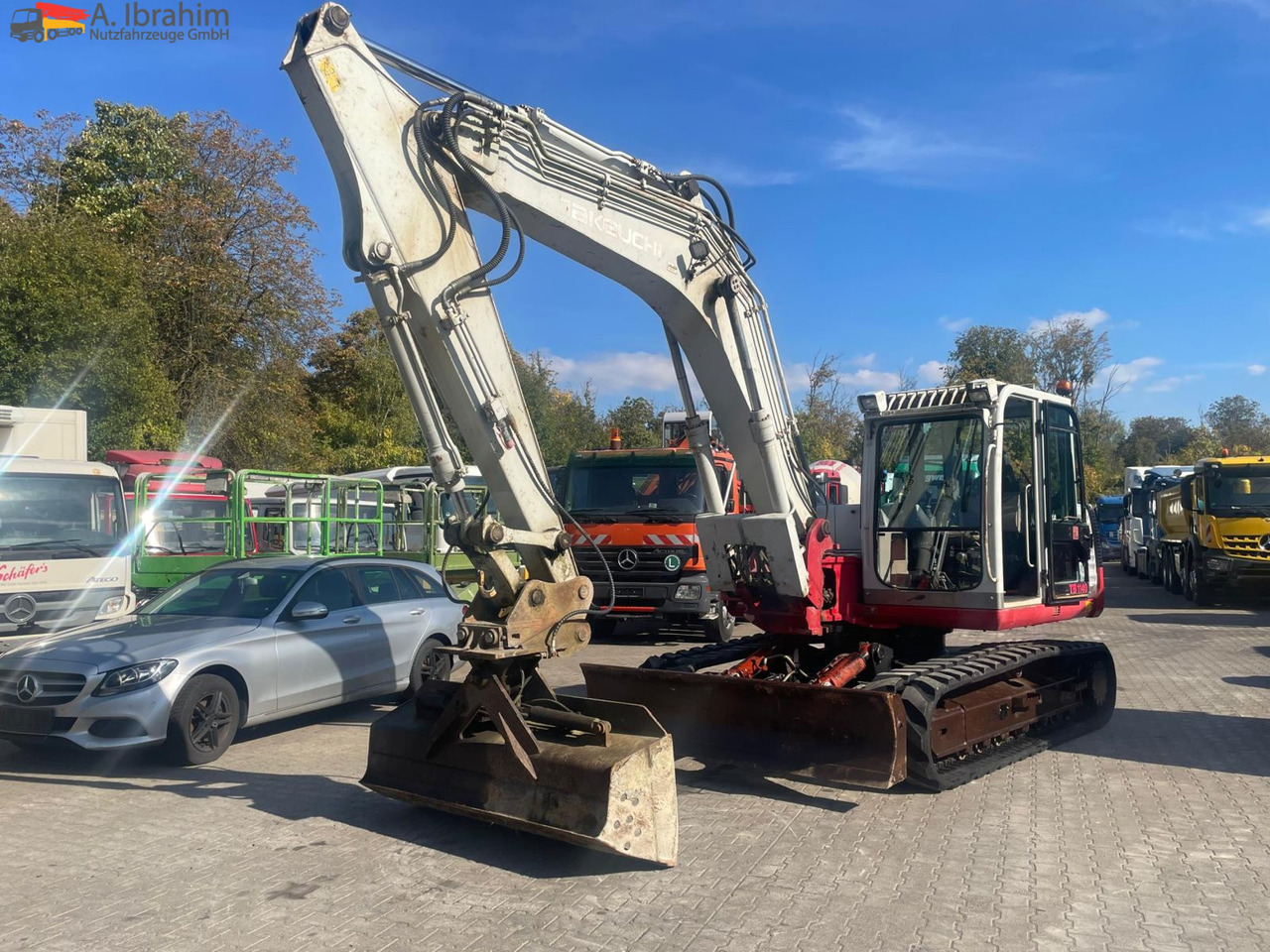 Takeuchi TB 1140 14 Ton | Schnellwechsler | Schwenkfunktion | Klima | 5x Löffel | Radio - Lánctalpas kotró: 1 kép. Takeuchi TB 1140 14 Ton | Schnellwechsler | Schwenkfunktion | Klima | 5x Löffel | Radio - Lánctalpas kotró: 1 kép.