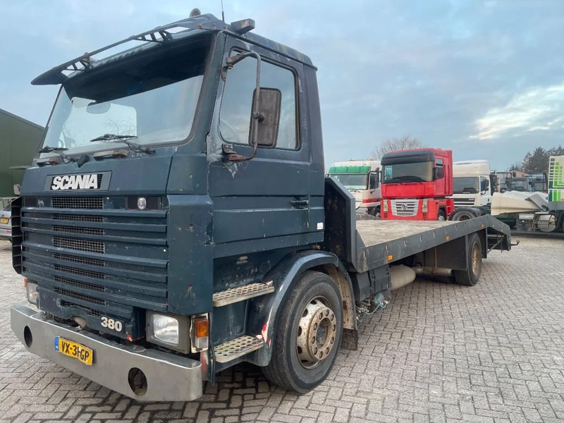 Scania R113-380 AUTO TRANSPORTER - Platós teherautó: 3 kép. Scania R113-380 AUTO TRANSPORTER - Platós teherautó: 3 kép.