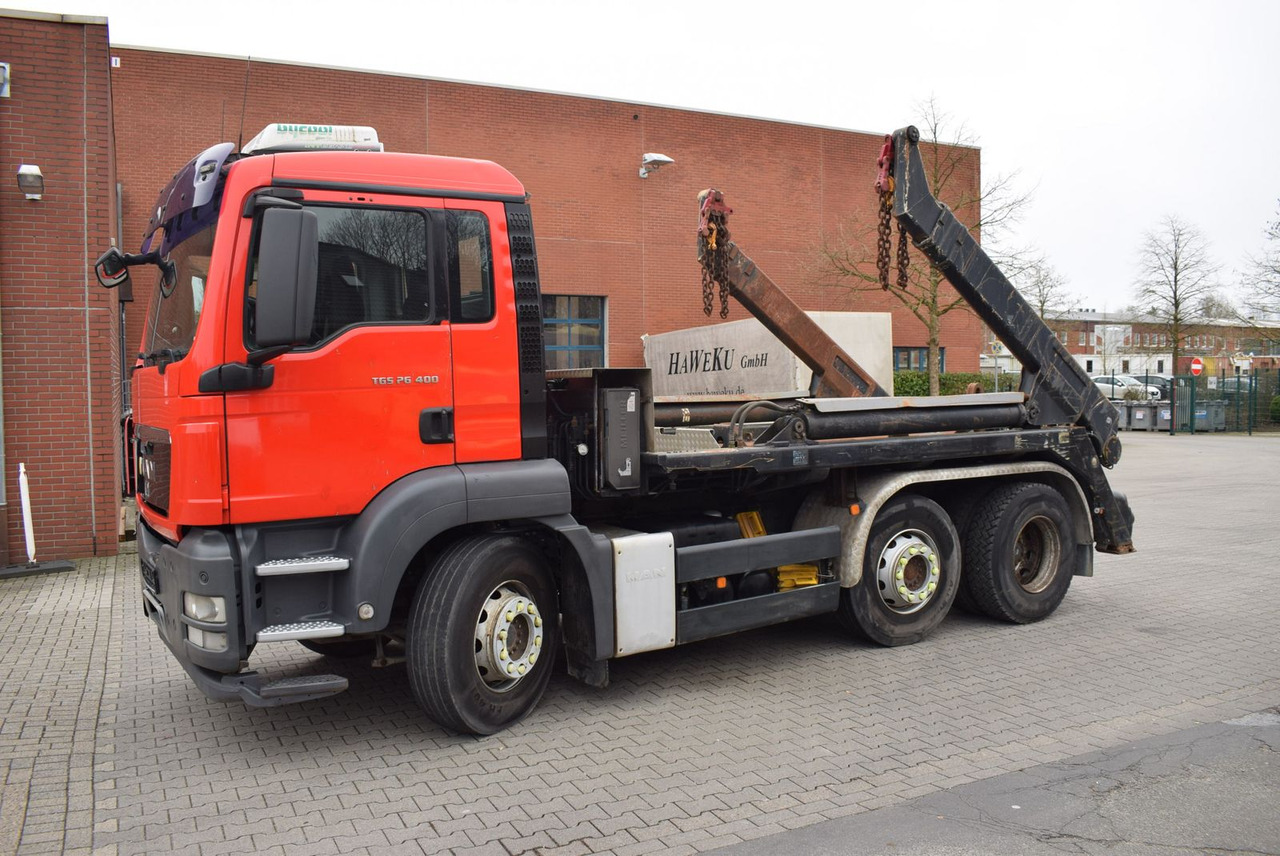MAN TGS 26.400 6x2 Meiller Vorlaufachse Dachklima - Billenőplatós teherautó: 2 kép. MAN TGS 26.400 6x2 Meiller Vorlaufachse Dachklima - Billenőplatós teherautó: 2 kép.