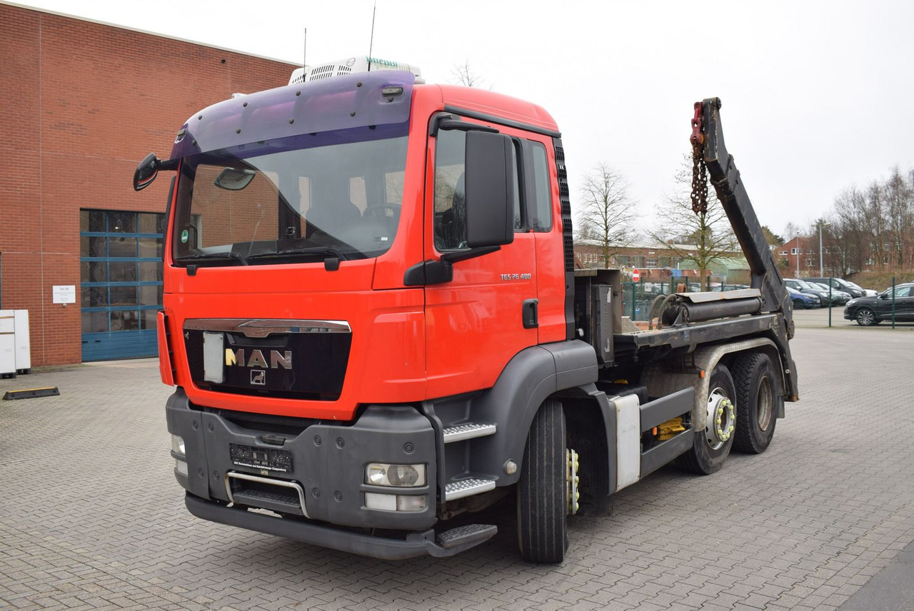 MAN TGS 26.400 6x2 Meiller Vorlaufachse Dachklima - Billenőplatós teherautó: 1 kép. MAN TGS 26.400 6x2 Meiller Vorlaufachse Dachklima - Billenőplatós teherautó: 1 kép.